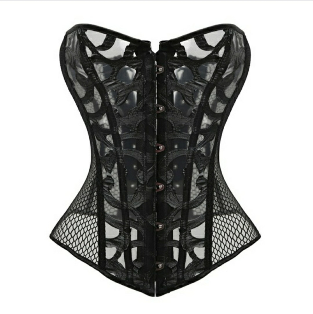 Black Mesh Corset